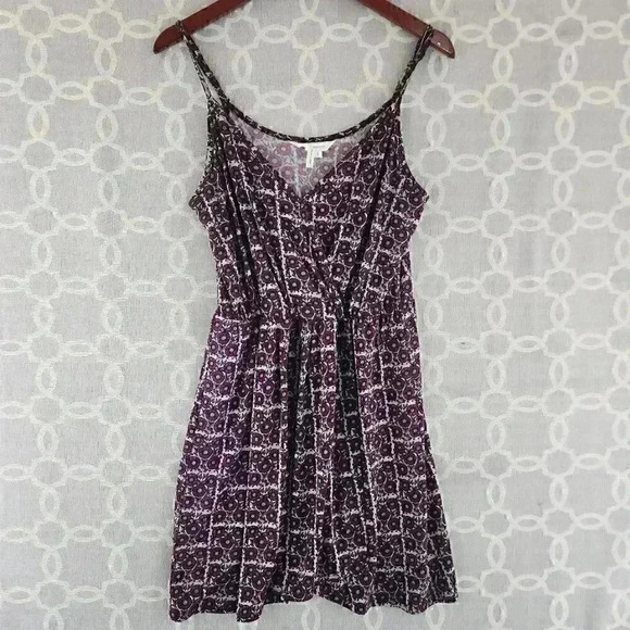 BCBGGeneration Floral Wrap Spaghetti Strap Mini Dress S - 347 - Picture 1 of 10